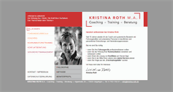 Desktop Screenshot of kristina-roth.de