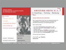 Tablet Screenshot of kristina-roth.de